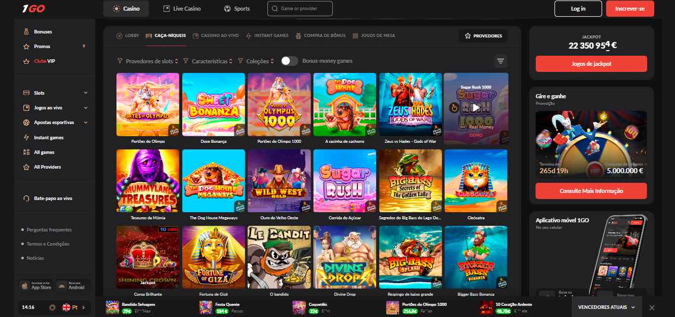 1GoCasino Casino Games Portugal