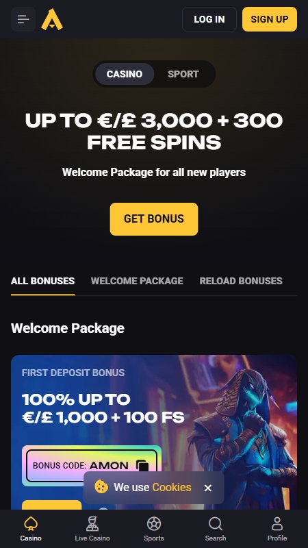 Amonbet bonuses casino pt