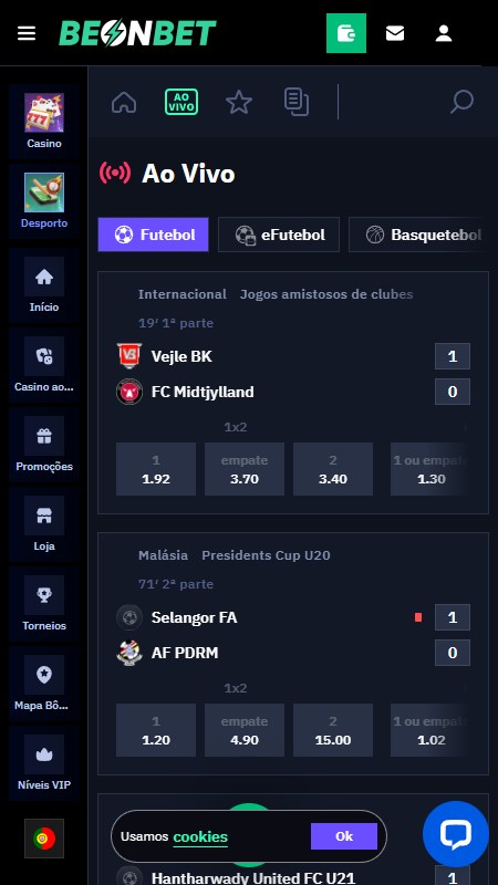 BeonBet live