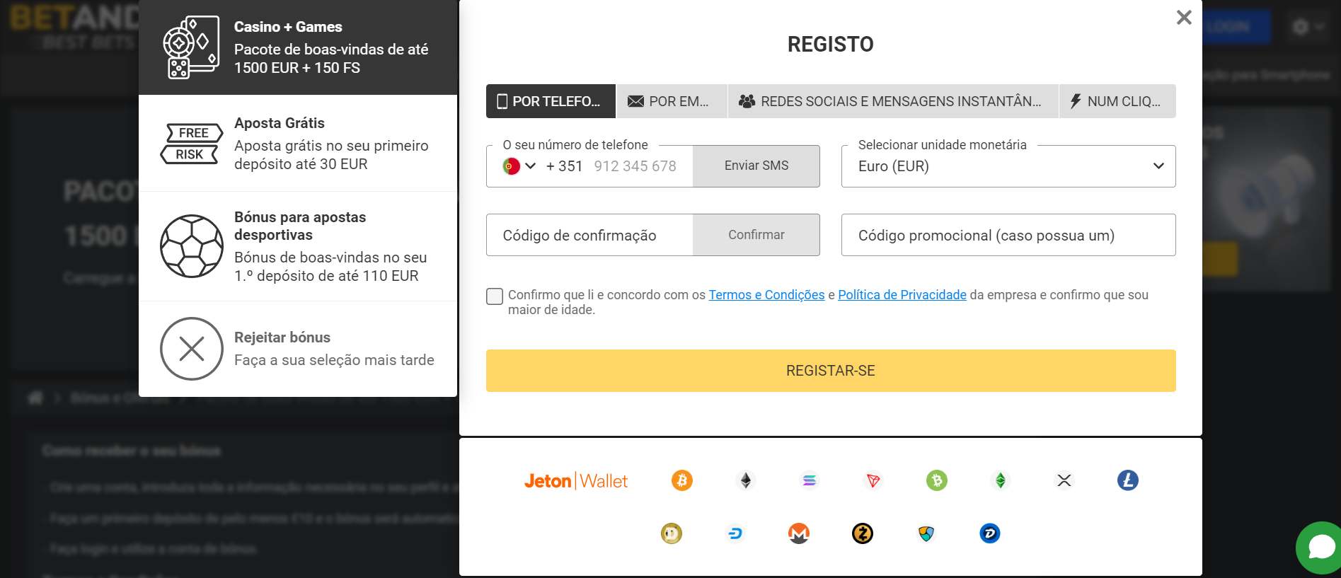 BetAndYou Casino avaliação