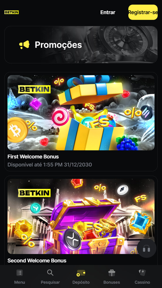 Betkin bonus