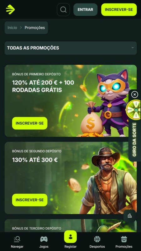 Betnjet casino bonuses