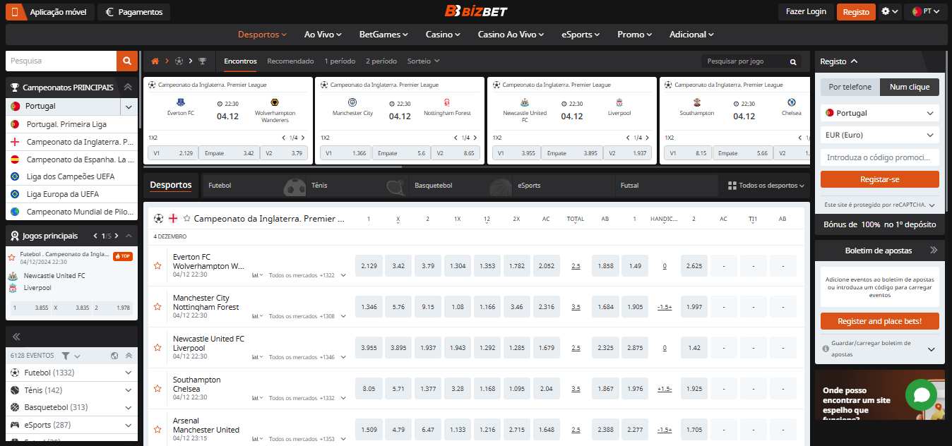 BizBet Desportos Portugal