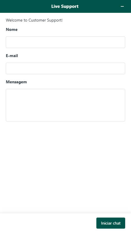 Cashed Apoio ao Cliente