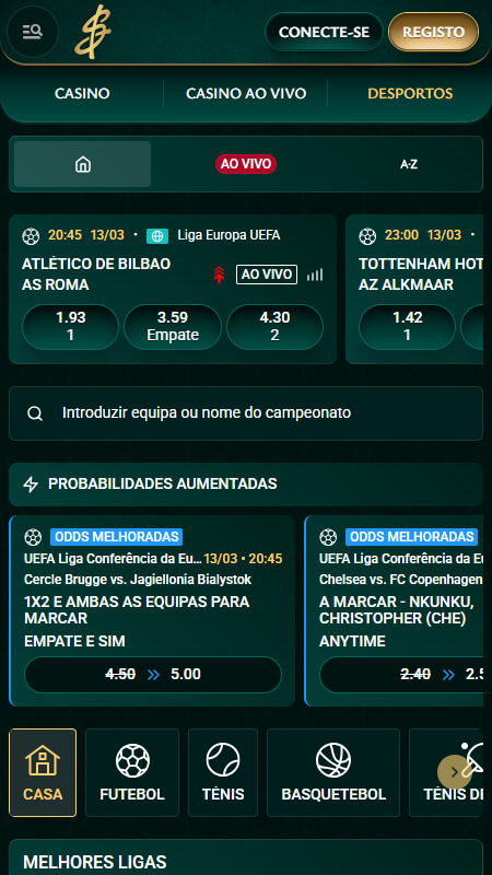 Cashed Bookmaker Apostas Desportivas
