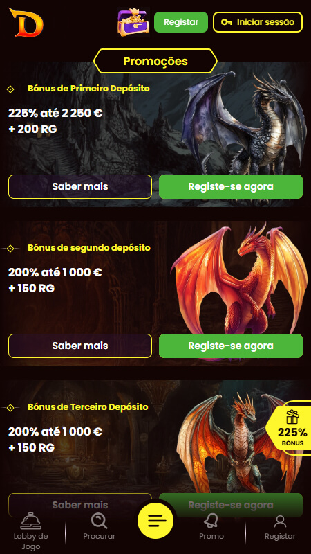 Dragonslots Bookmaker sport bonuses