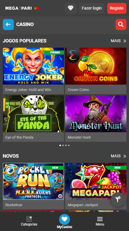 Megapari casino game variations