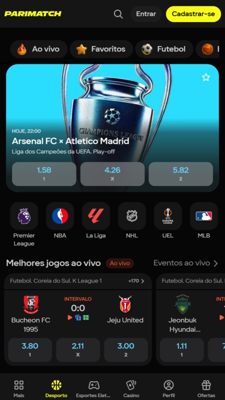 Parimatch Apostas Desportivas