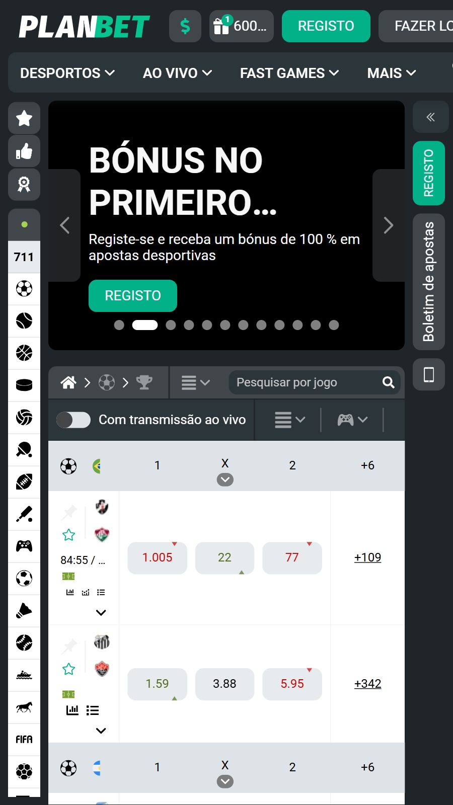 planbet home page pt