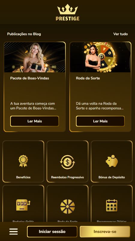 Bónus e Promoções do Prestige Casino