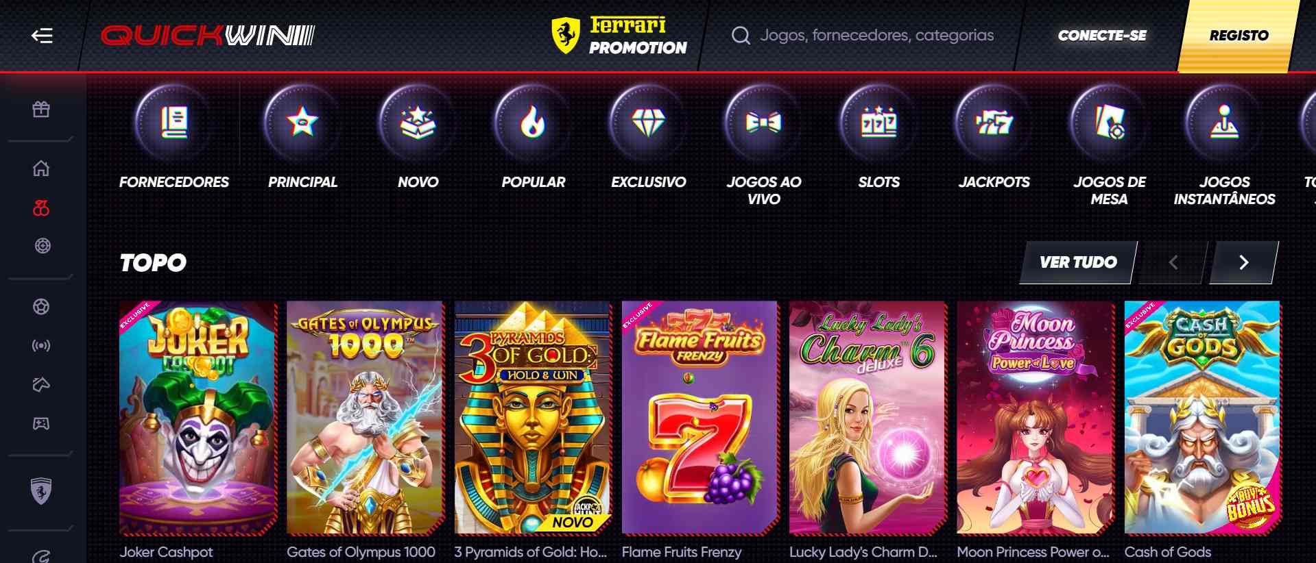 Quickwin Casino online em Portugal