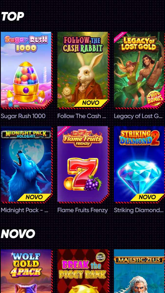 Jogos de casino online em Quickwin