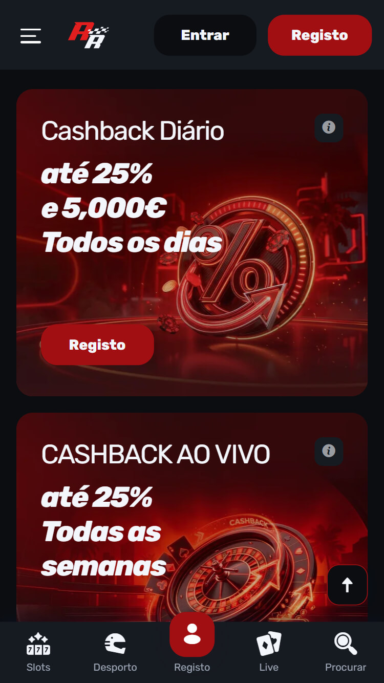 RedRacer Outros bónus e promoções