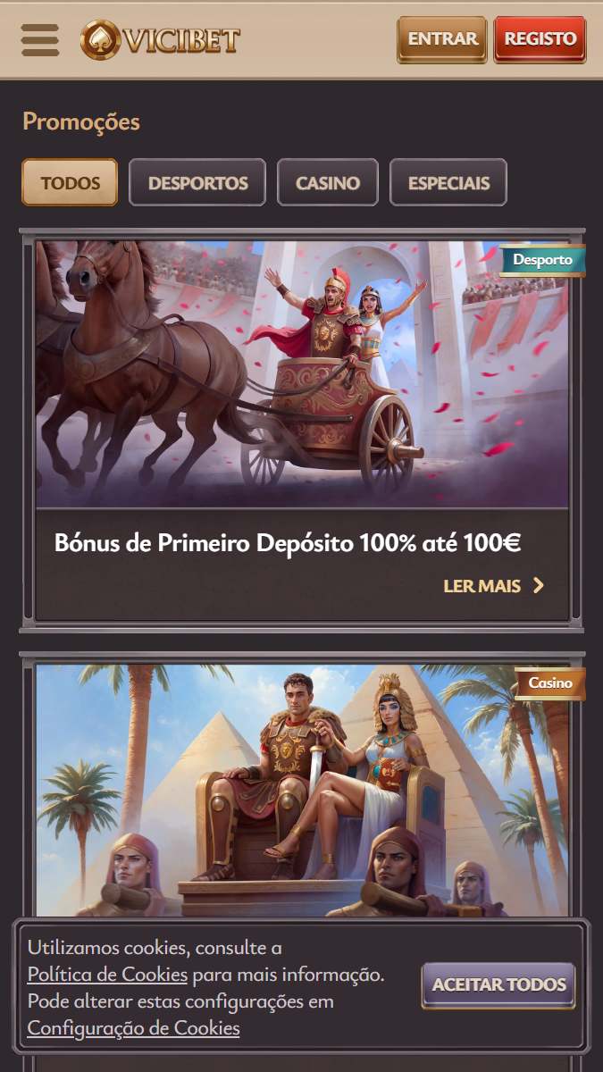 Vicibet Mobile Bonuses