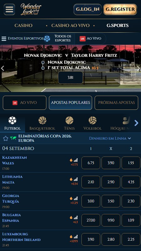 wonderluck sport