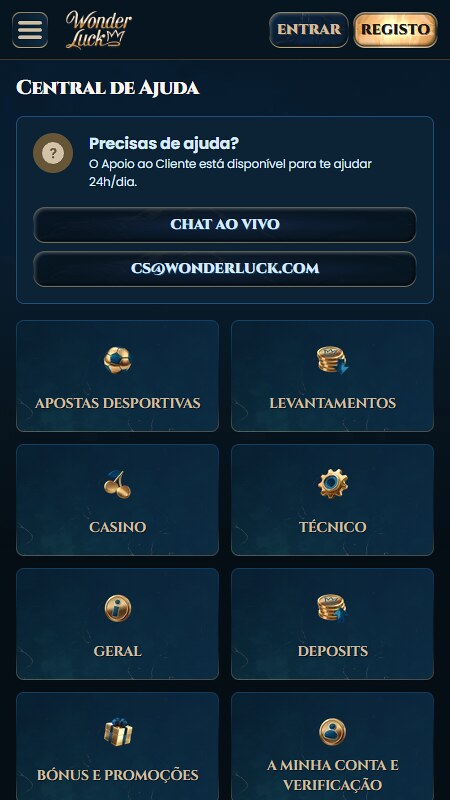 wonderluck support