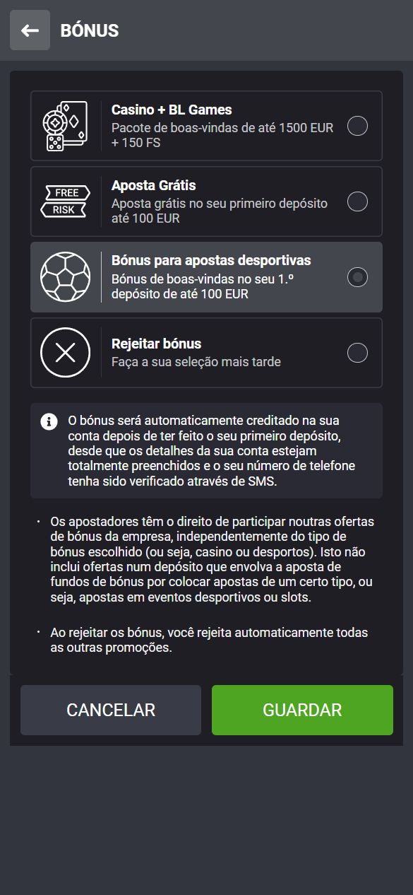 Como registar-se na BetLabel