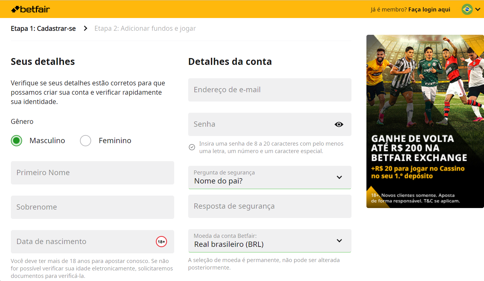 como jogar betfair