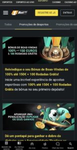 1bet novo bónus de depósito