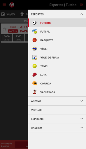 MarjoSports Android, apostasdesportivas.tv