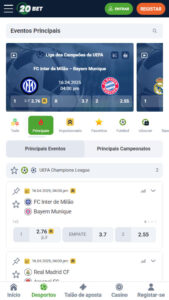 20bet apostas
