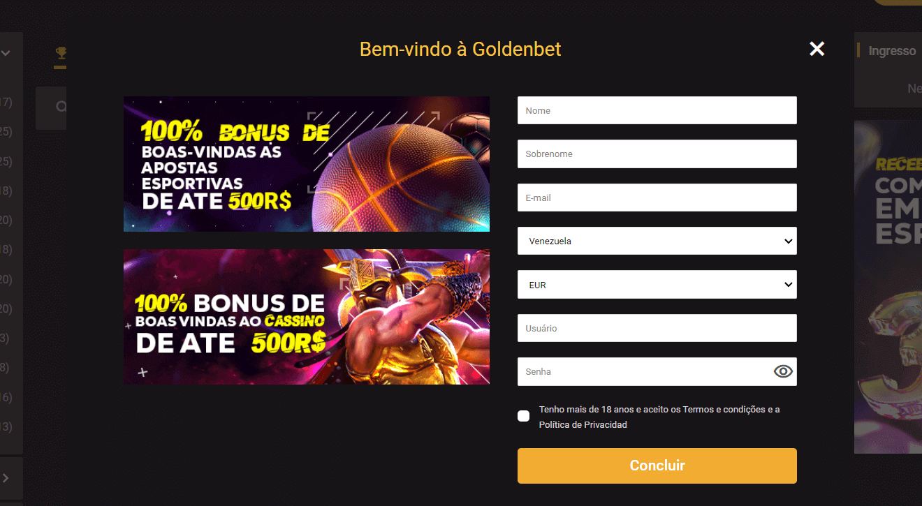 Goldenbet Brasil ⏩【Análise, Cadastro, Métodos de pagamento