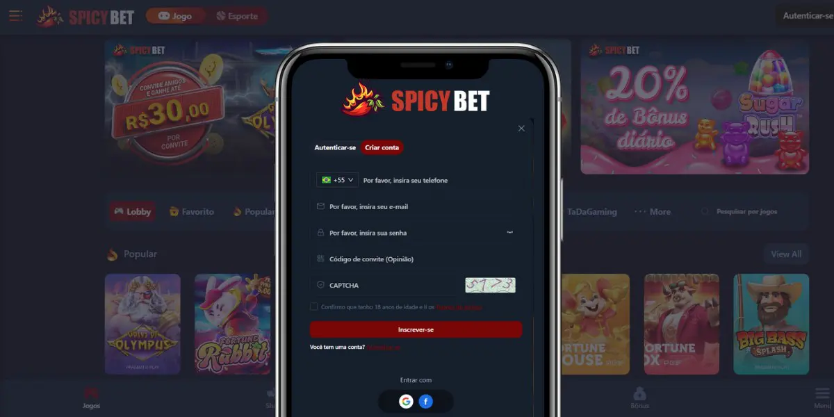 Spicy Bet Casino Online no Brasil - Site Oficial - Registro