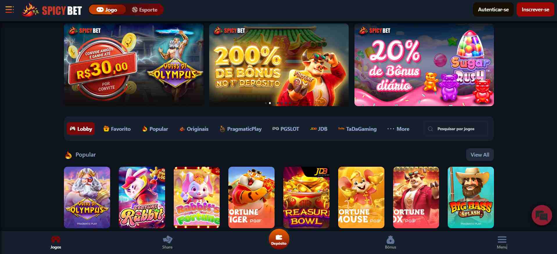 Spicy Bet Casino Online no Brasil - Site Oficial - Registro