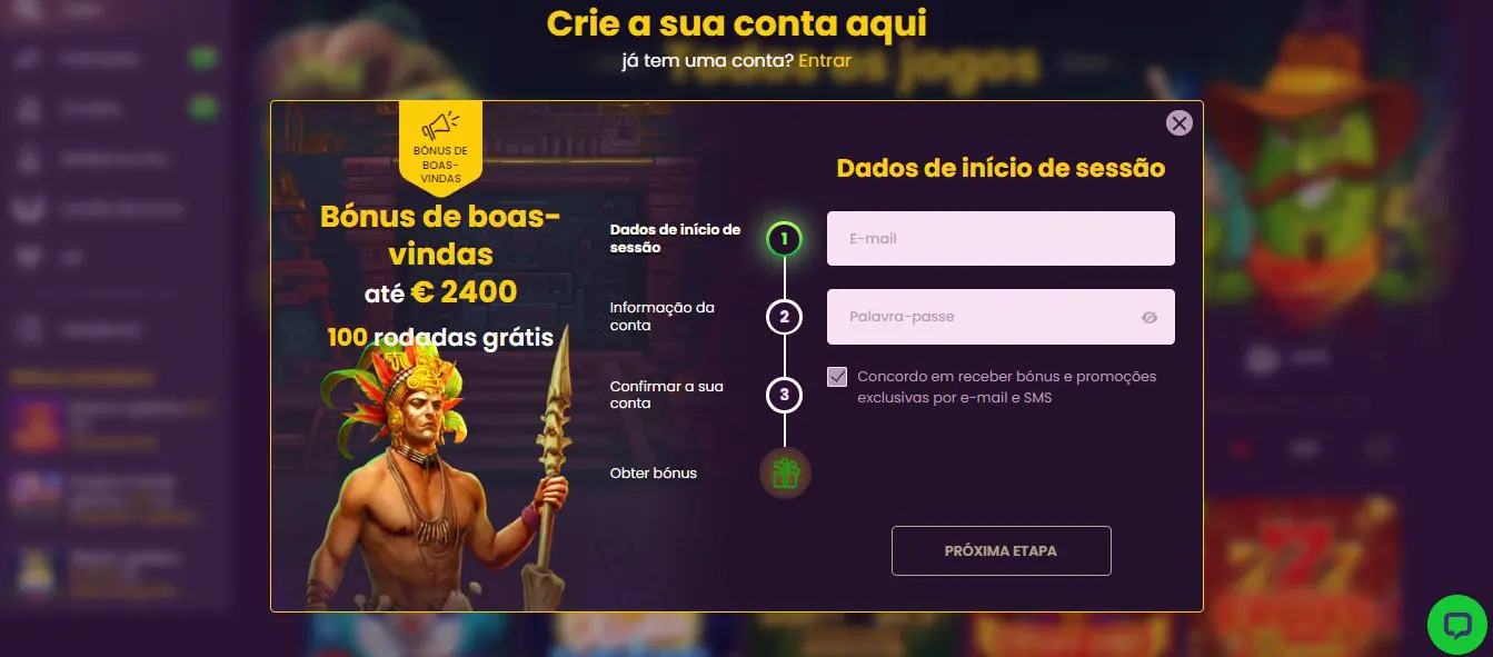 Bizzo Casino Registrierung