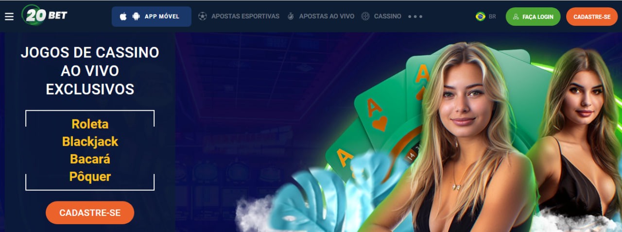 Cassino ao Vivo da 20bet