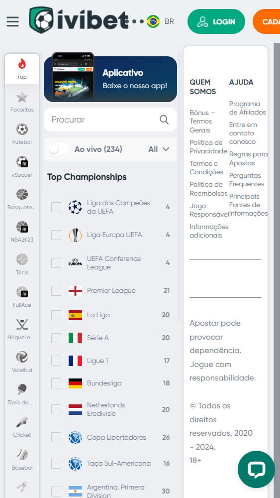 Ivibet esportes