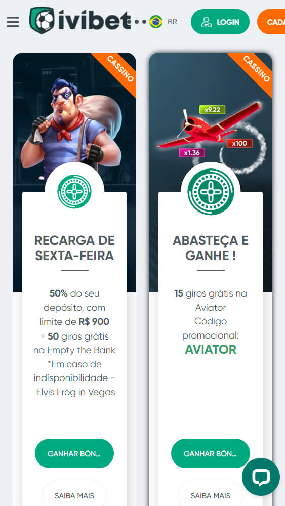 Ivibet promocoes