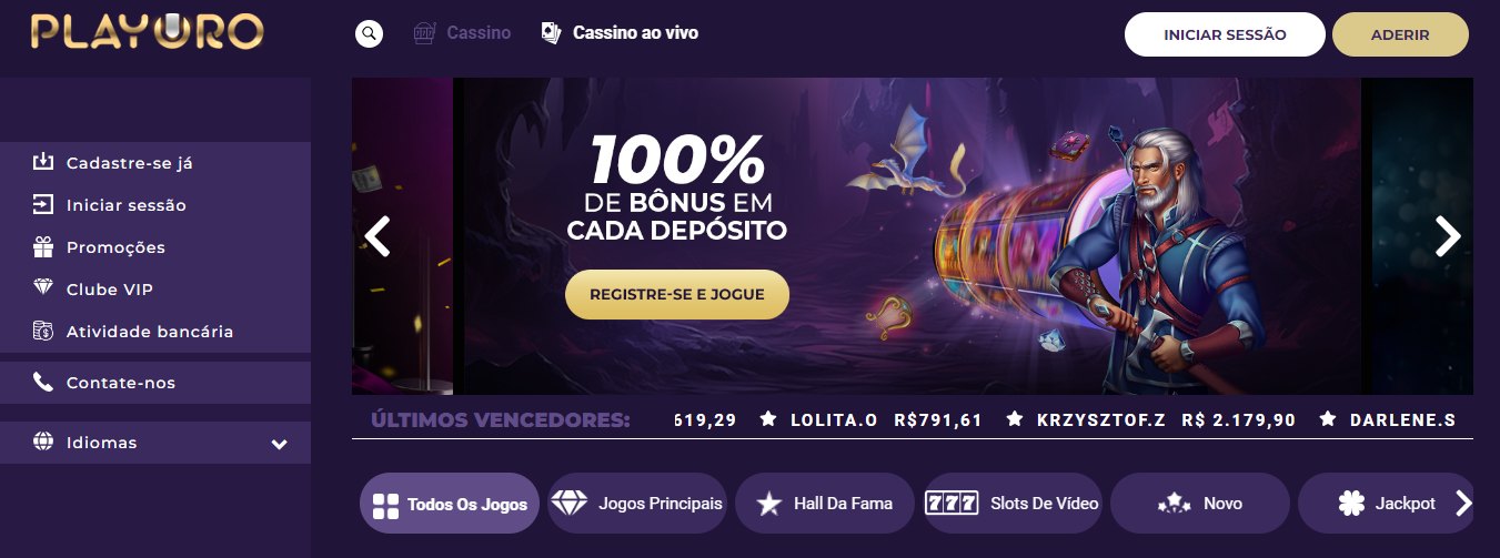 PlayOro Casino Portugal, apostasdesportivas.tv