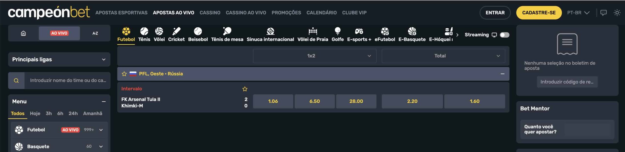 apostas ao vivo campeonbet