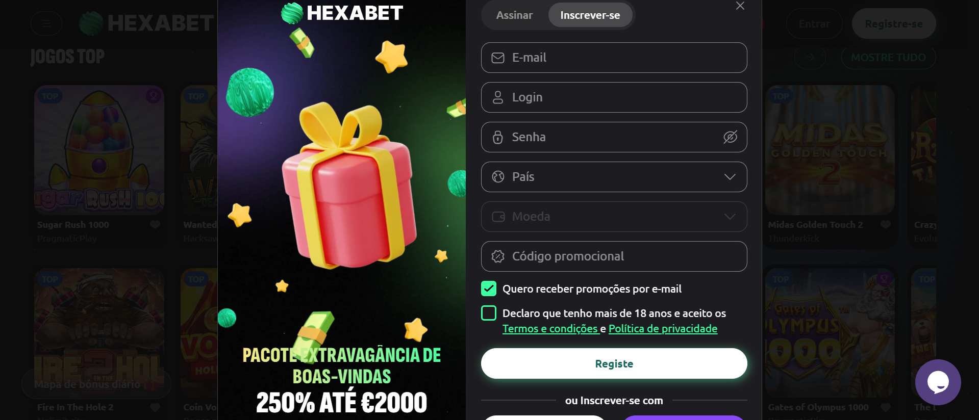 Revisão do casino Hexabet