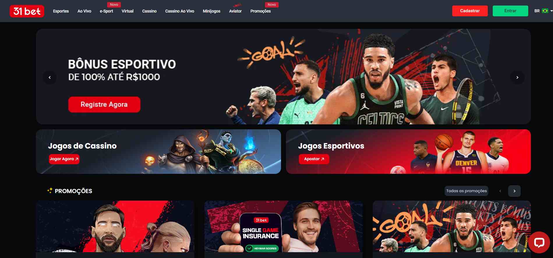 Avaliação do 31bet Brasil