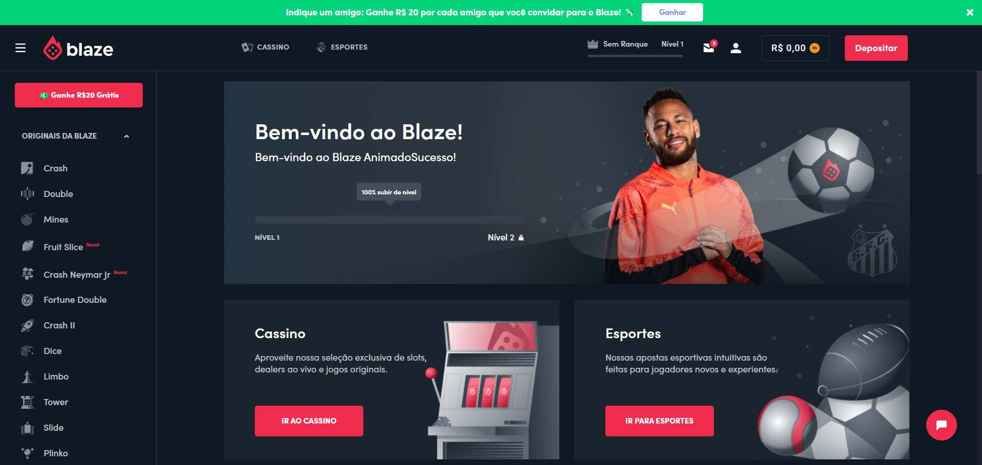 Avaliação do Blaze Brasil