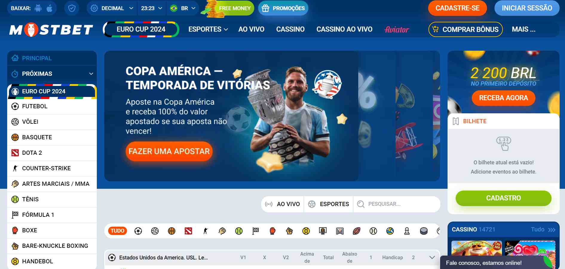 Mostbet Sport Betting Brazil