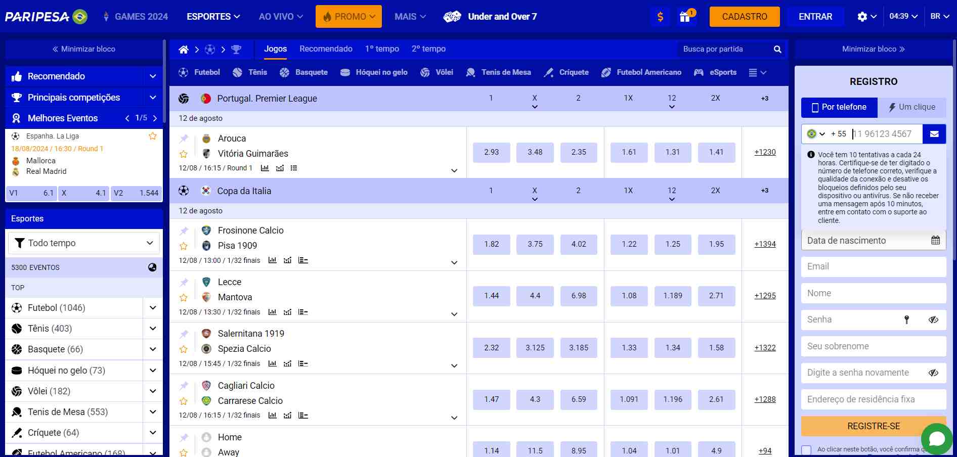 Paripesa Sport Betting in Brazil. apostasdesportivas.tv