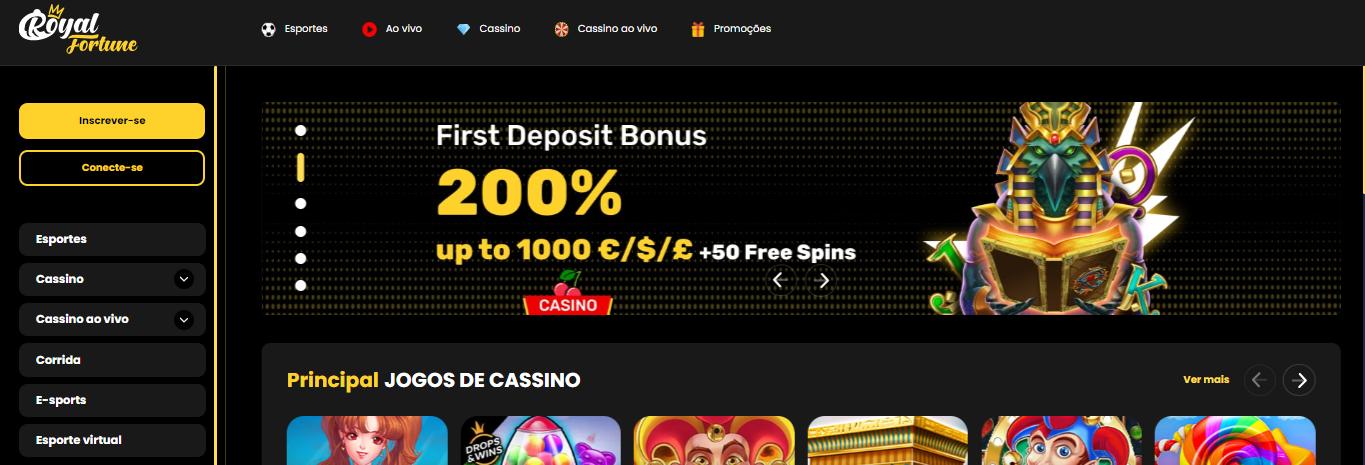 Royal Fortune Casino, apostasdesportivas.tv