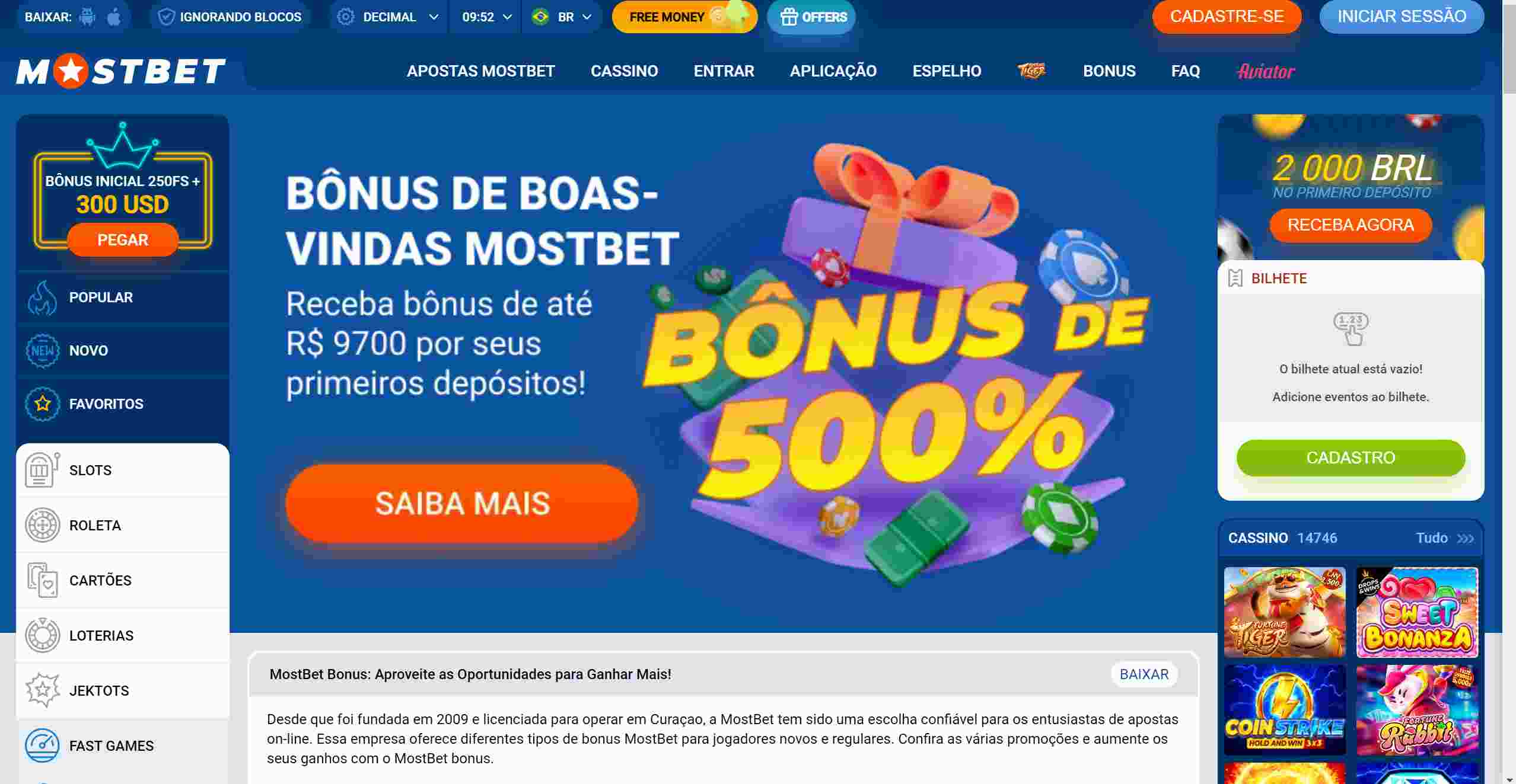 mostbet bonuses apostasdesportivas