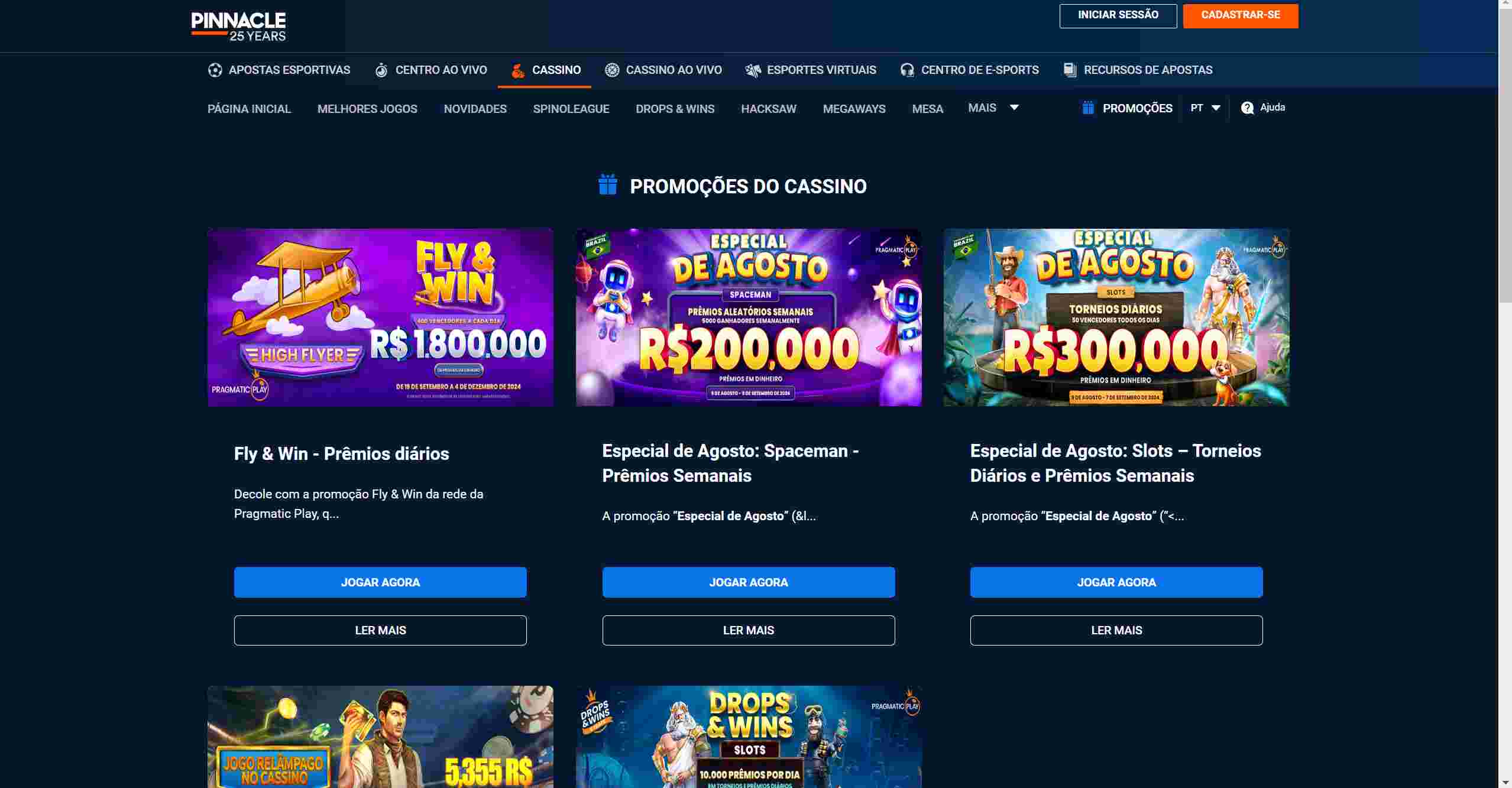 pinnacle bonuses apostasdesportivas