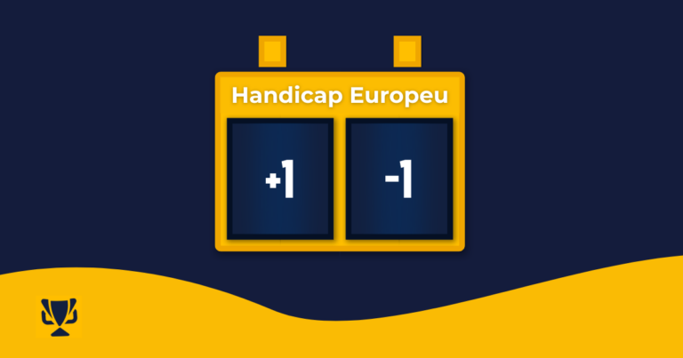 Handicap Europeu +1-1, apostasdesportivas.tv