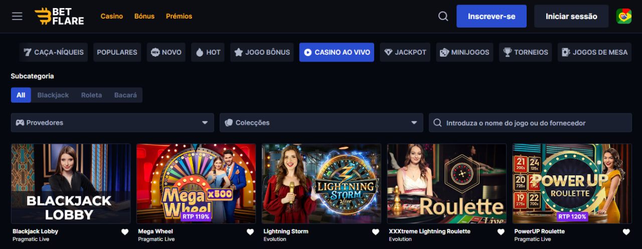 Casino ao vivo