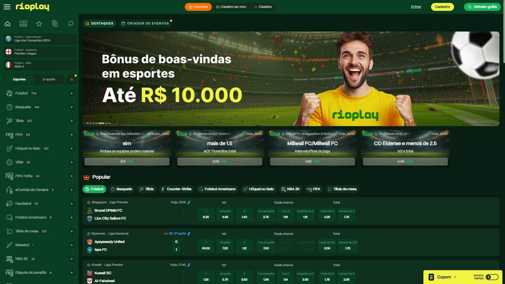 RioPlay Bookmaker Main Page Brazil, apostasdesportivas.tv