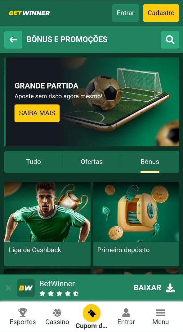 BetWinner Casa de Apostas mobile