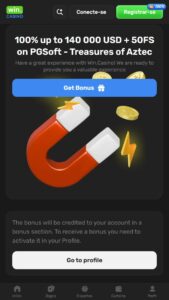WinCasino bônus e promoções do cassino para novos usuários