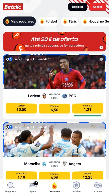 Betclic casa de apostas licenciada em Portugal