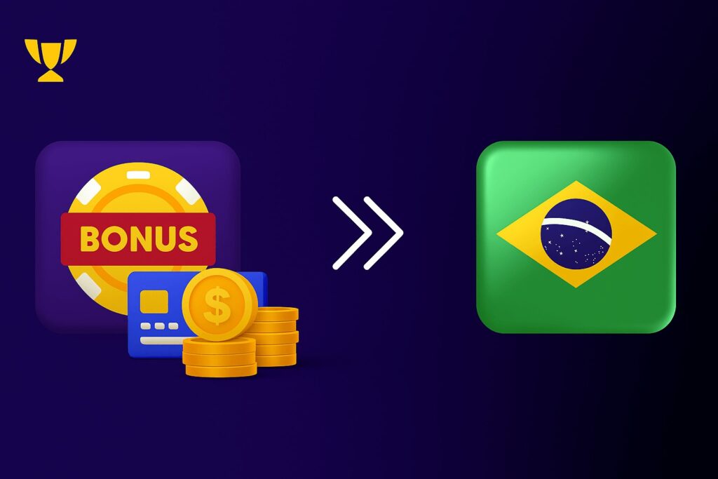 Bônus de depósito em cassinos no Brasil.