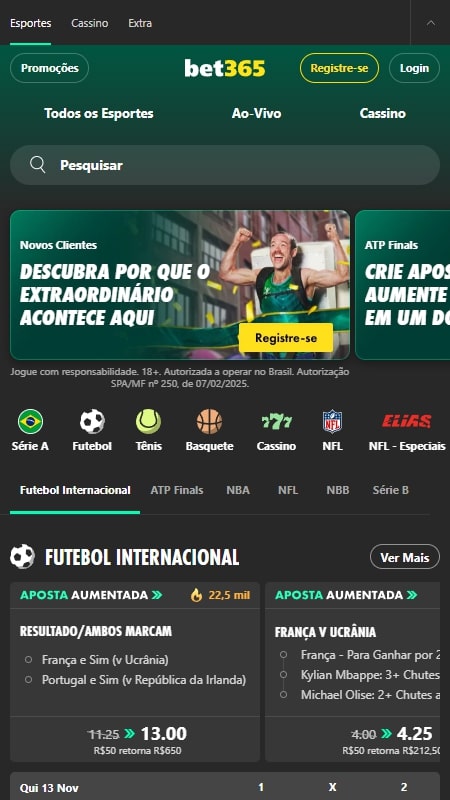 Bet365 - Casa de aposta licenciada no Brasil